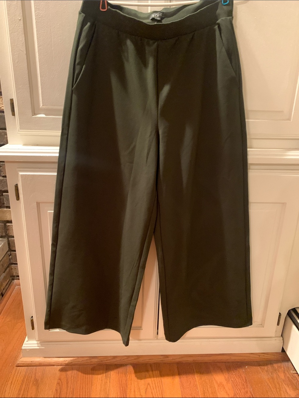 LOFT Olive Green Wide-Leg Men's Jogger Pants NWT